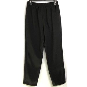 Forever 21 Black Womens Polyester Pants, Elastic Waist Stretch (Size S)